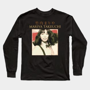 Mariya Takeuchi Plastic Love Fanart Long Sleeve T-Shirt